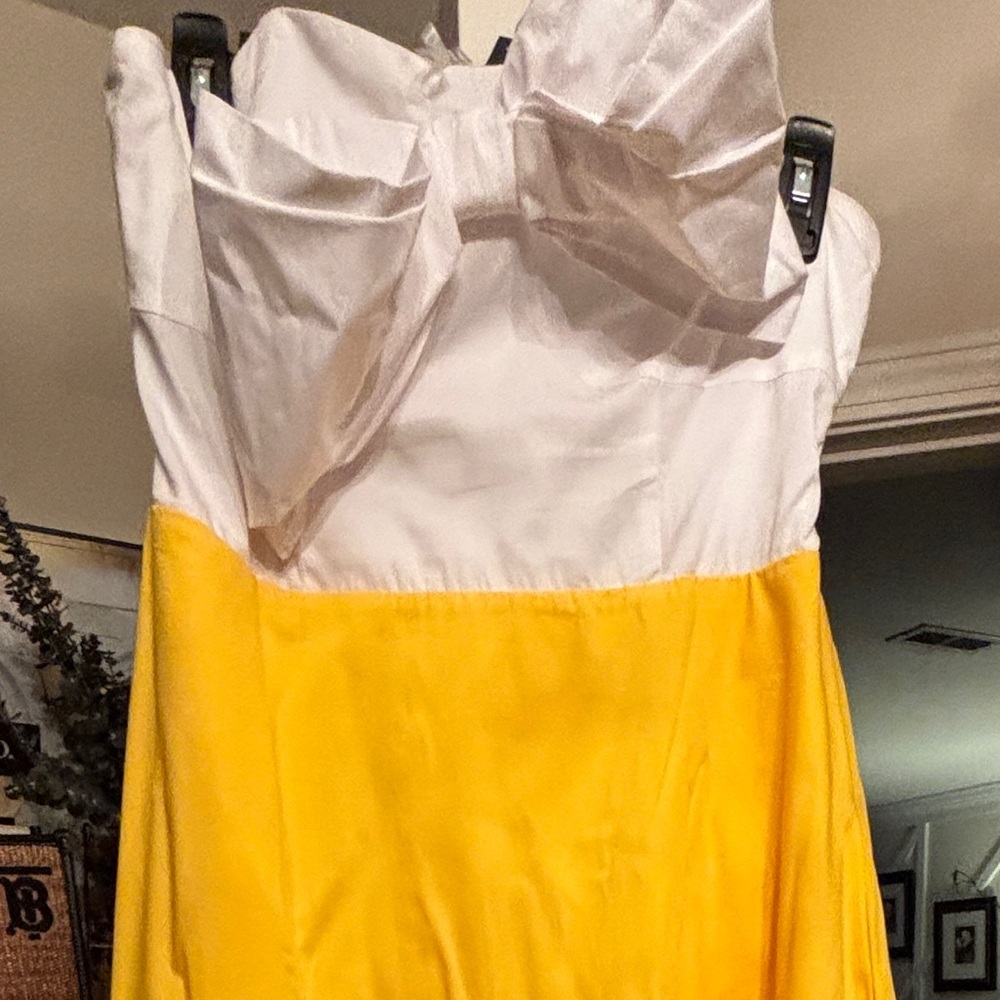 Yellow and White Tube Dress from Cato!